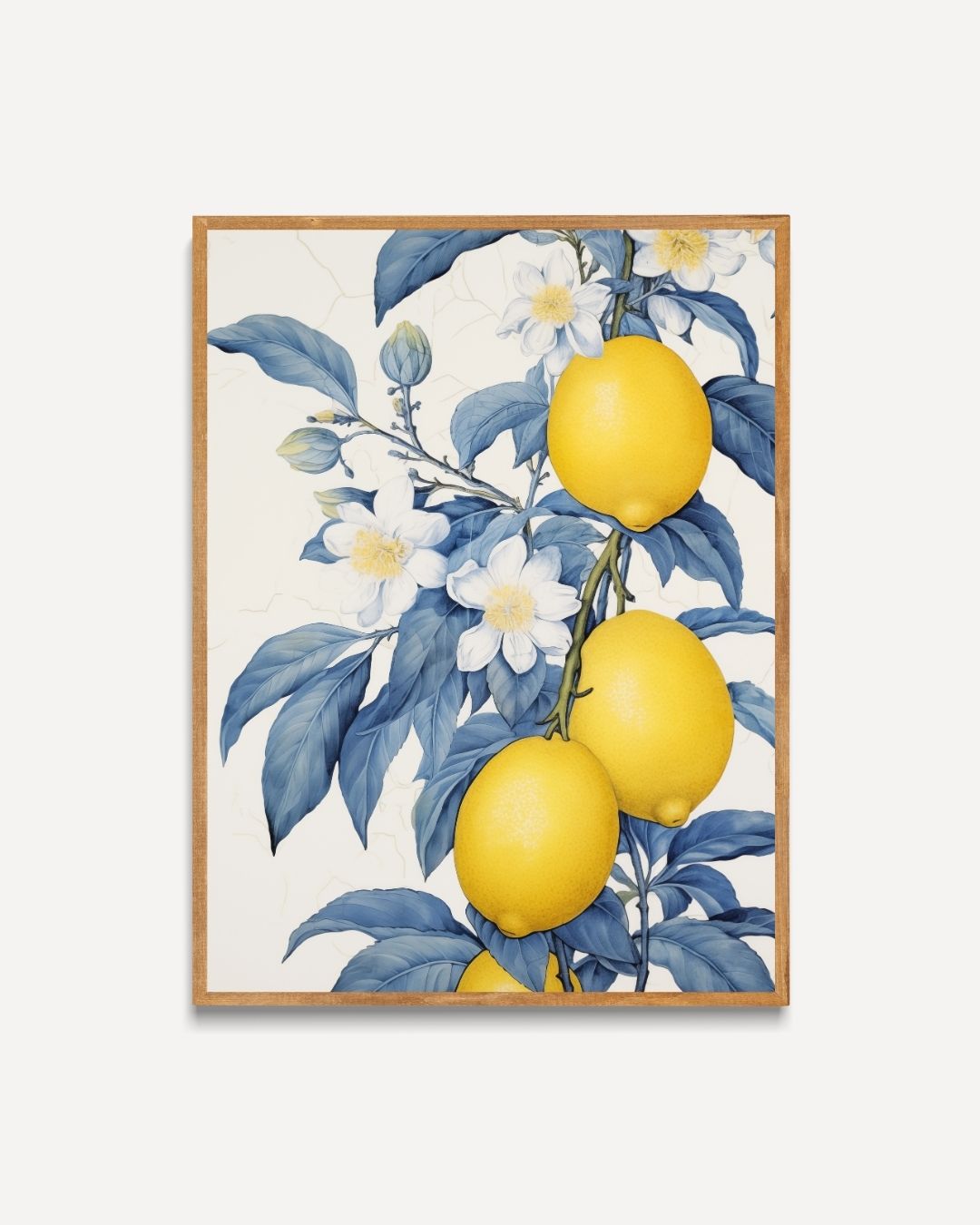 Lemons and Blossom Poster 