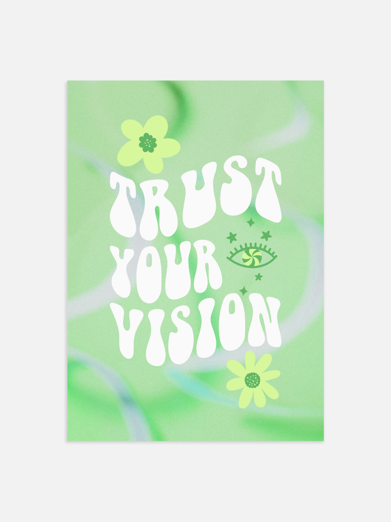 Vertrauen Sie Ihrer Vision Poster