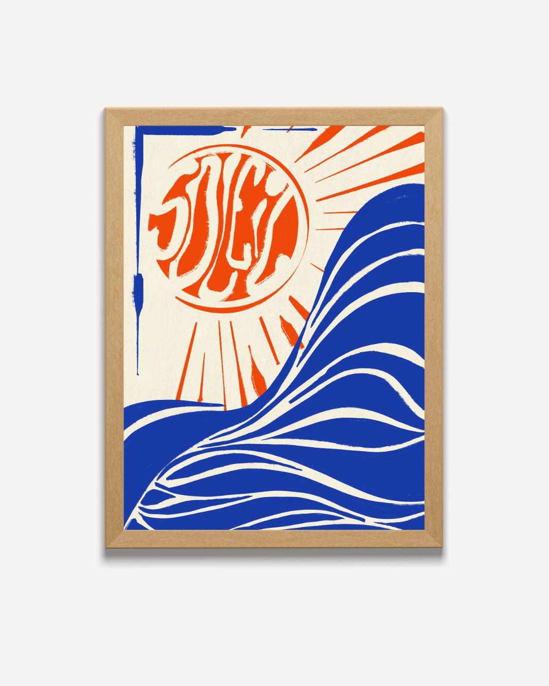 Sun and Waves Poster