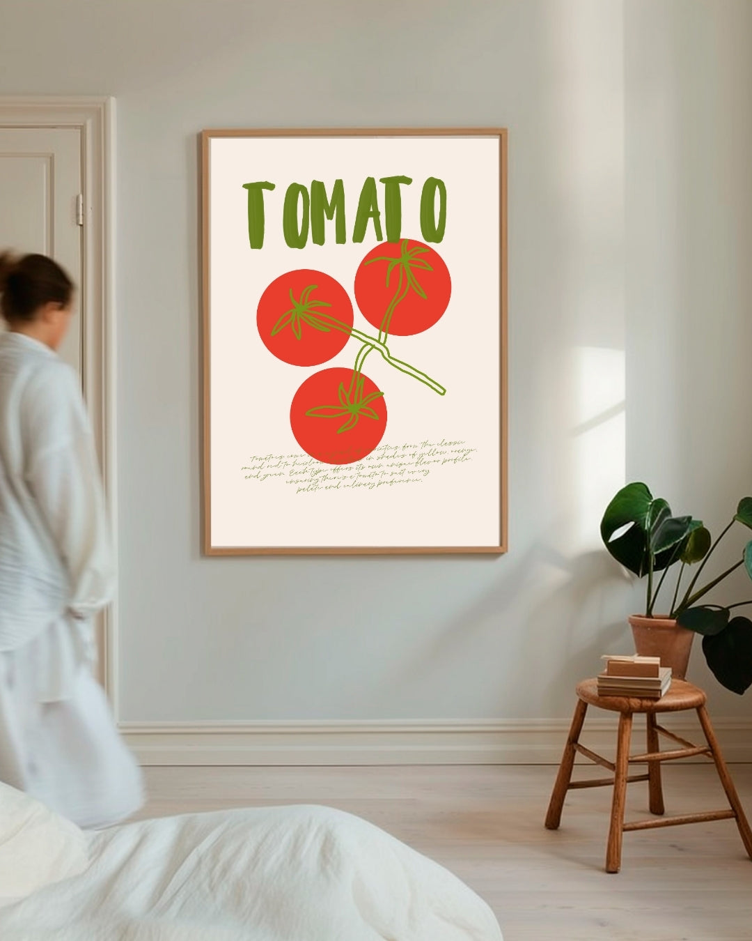 Tomaten-Illustrationsposter