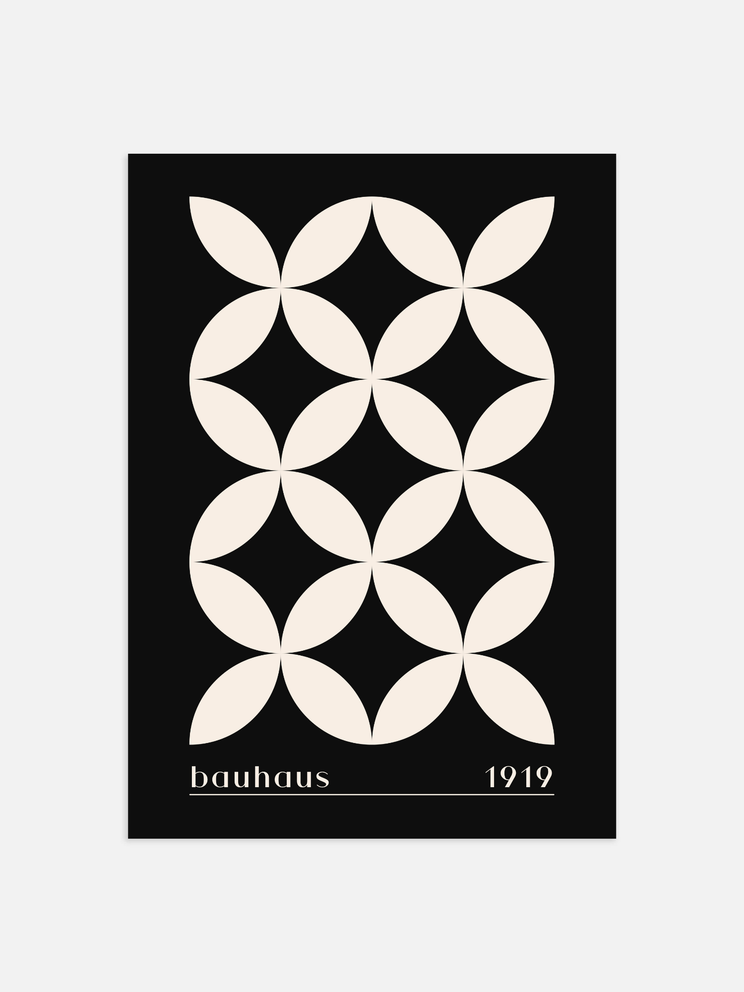 Bauhaus 1919 Poster