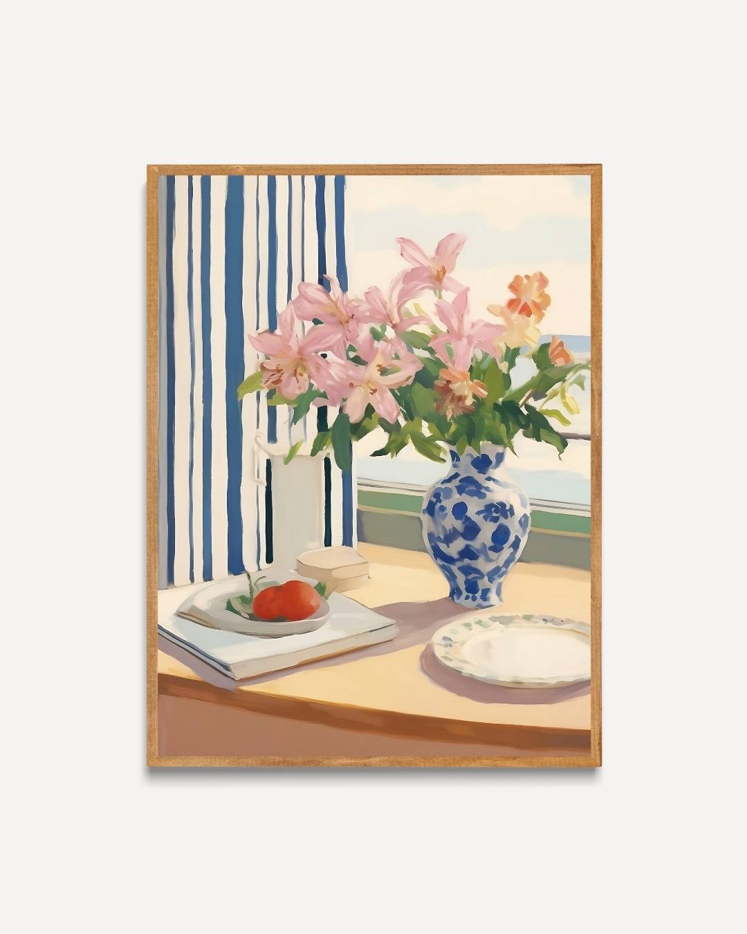 Vibrant floral still life Poster