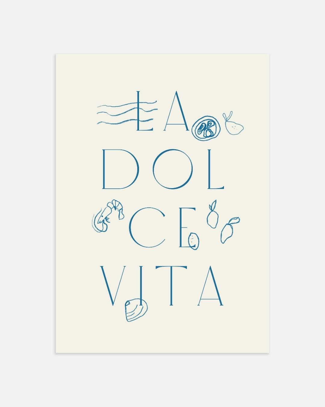 La Dolce Vita maritiem Poster