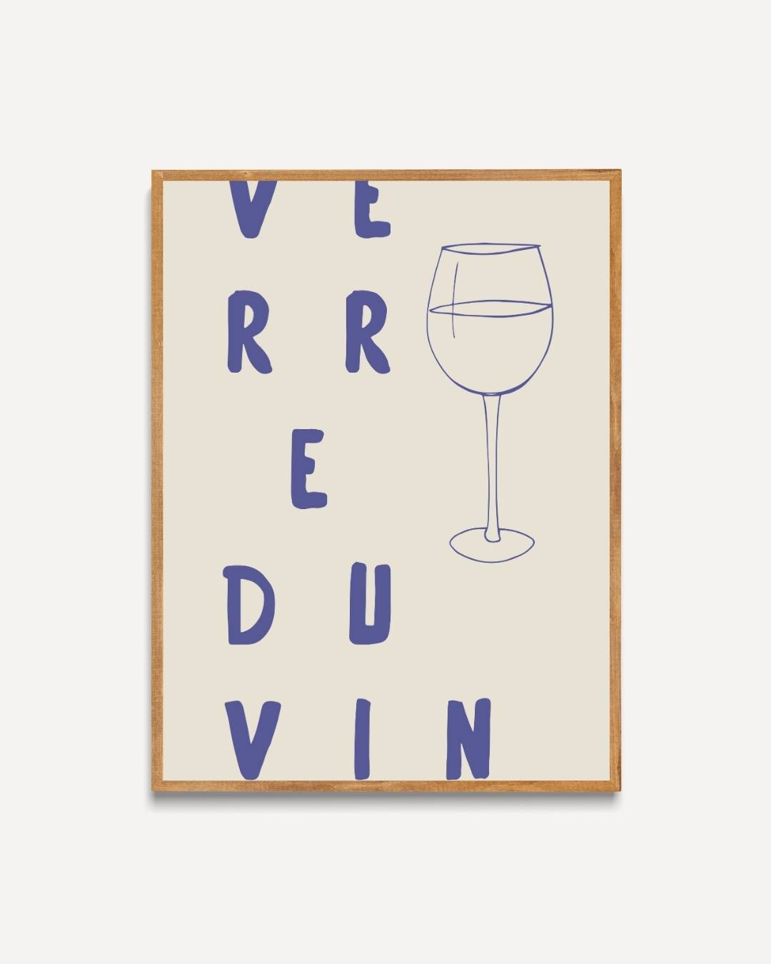 Verre du vin Poster