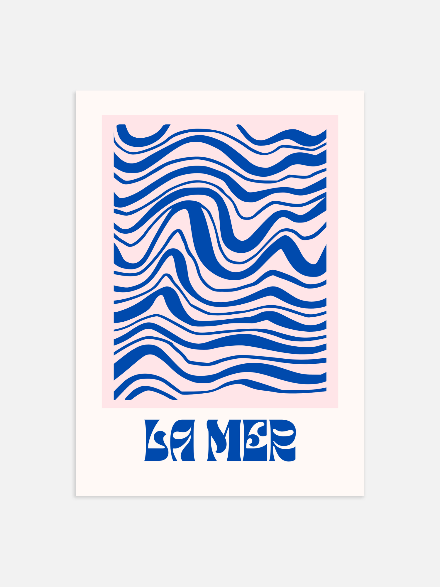 La mer Poster