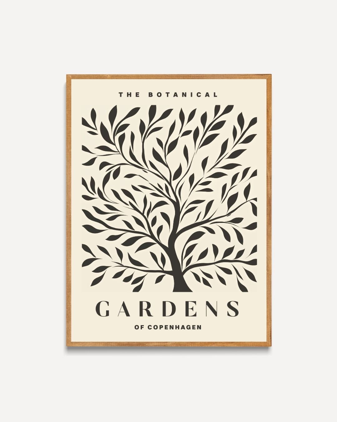 Botanische Gärten Poster 