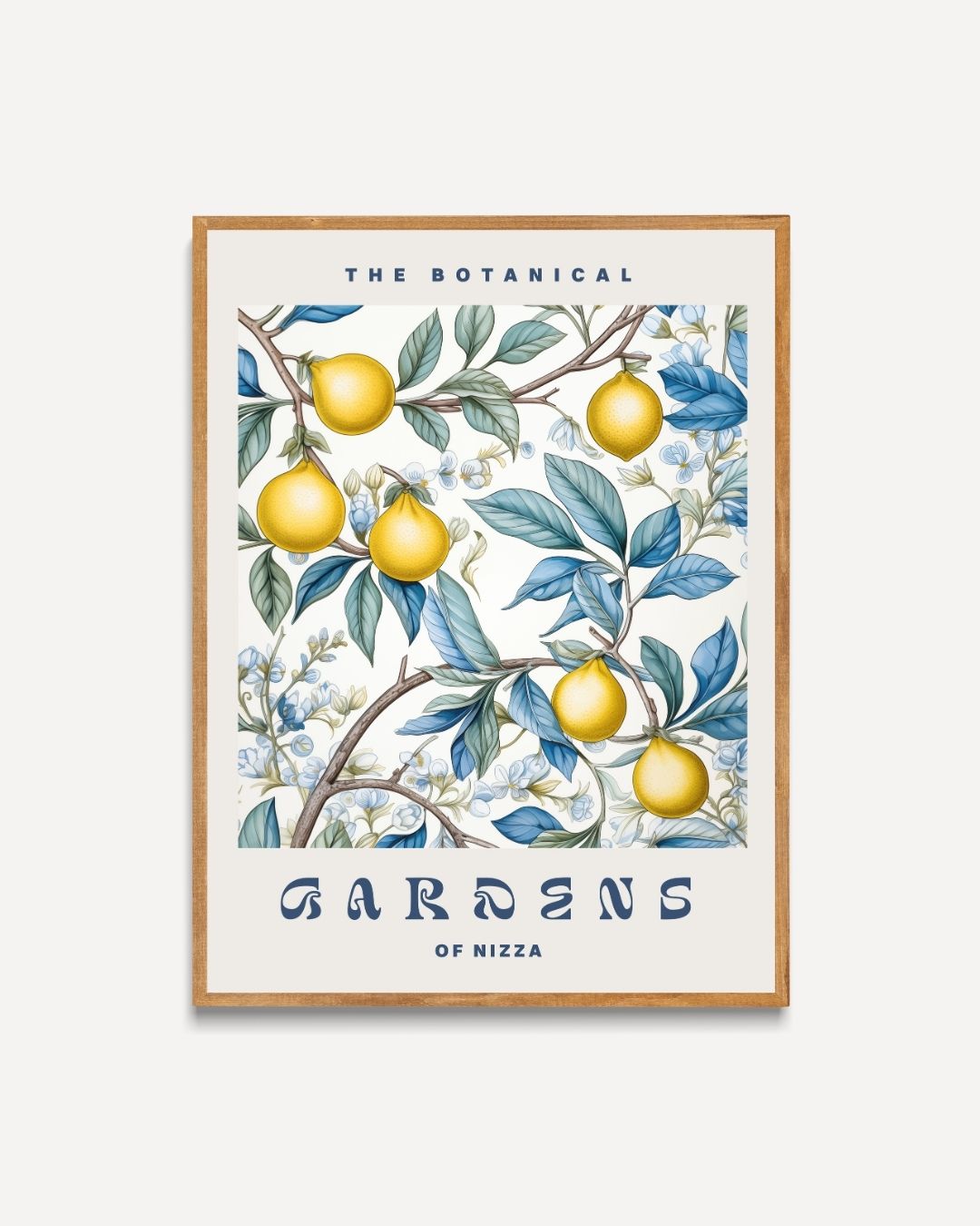 Poster für botanische Gärten 