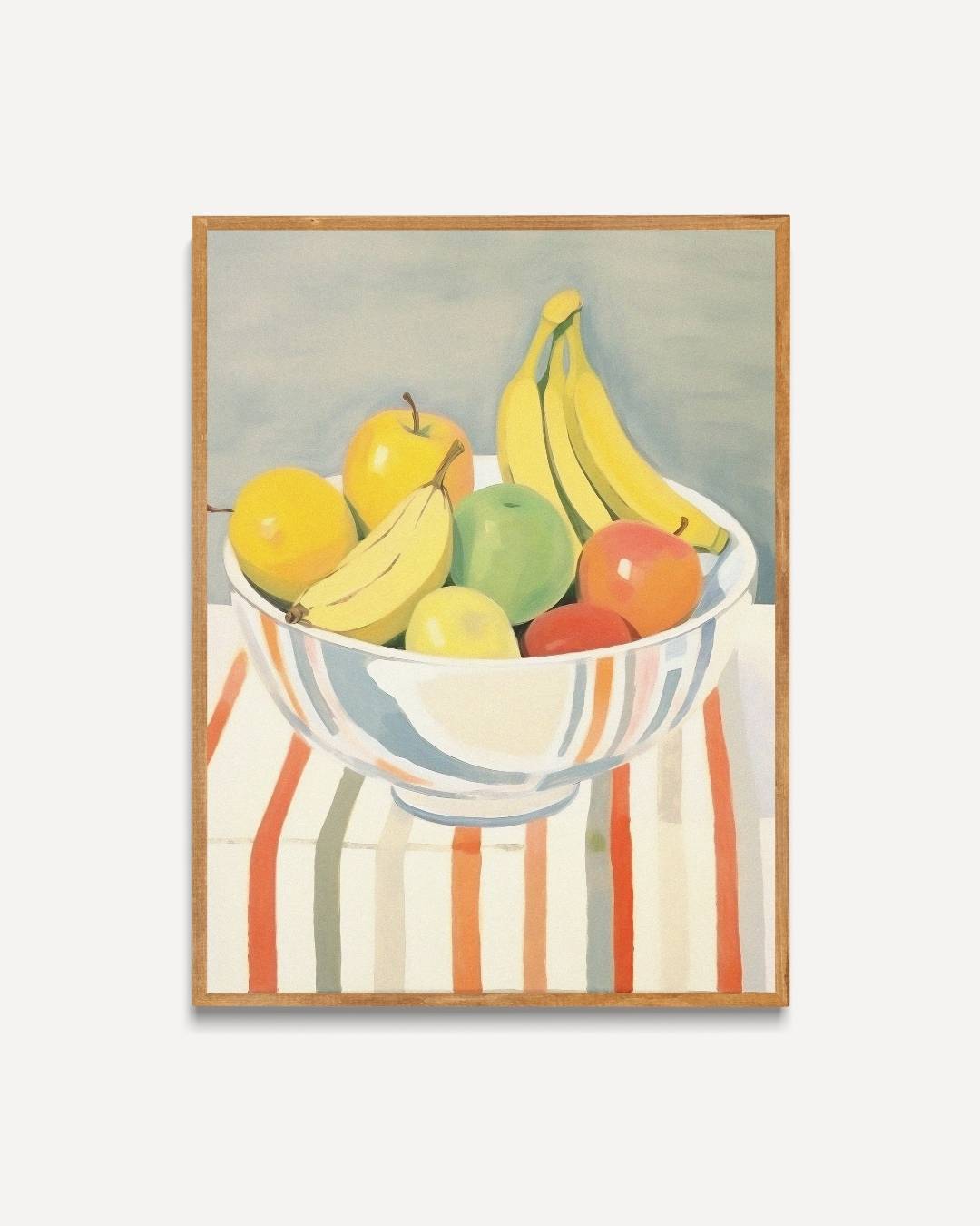 Stilleven met fruitschaal Poster