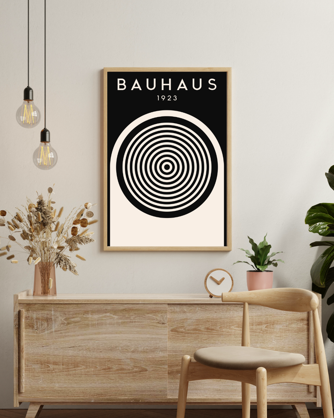 Bauhaus Black Circle 1923 Poster