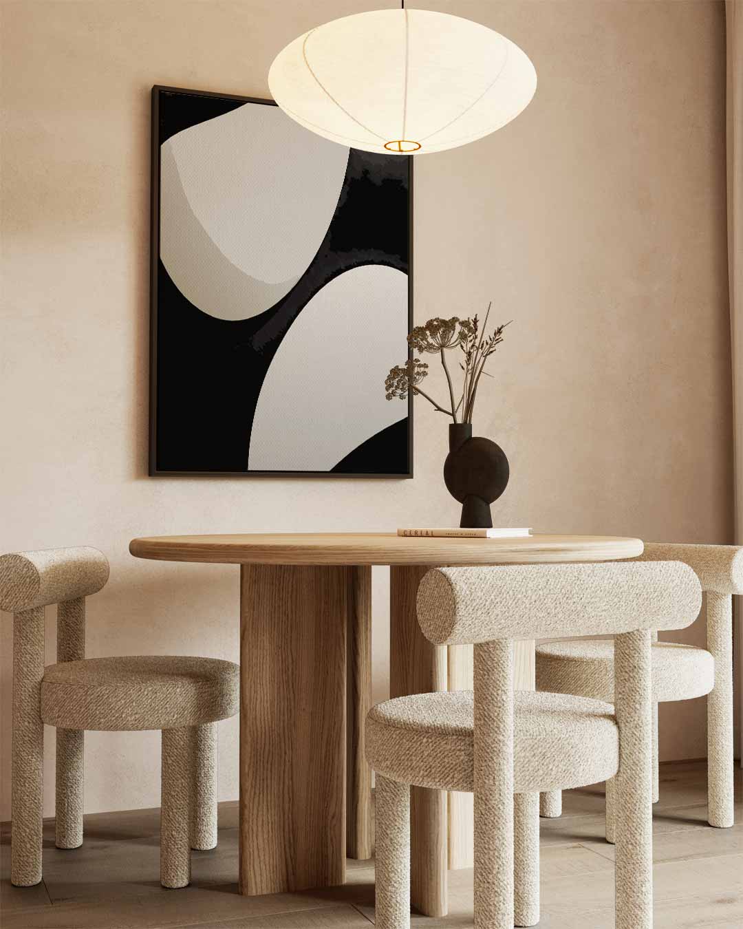 Organische Vormen Kunstwerk-canvas-dibond-plexiglas-wanddecoratie-WallArtistic
