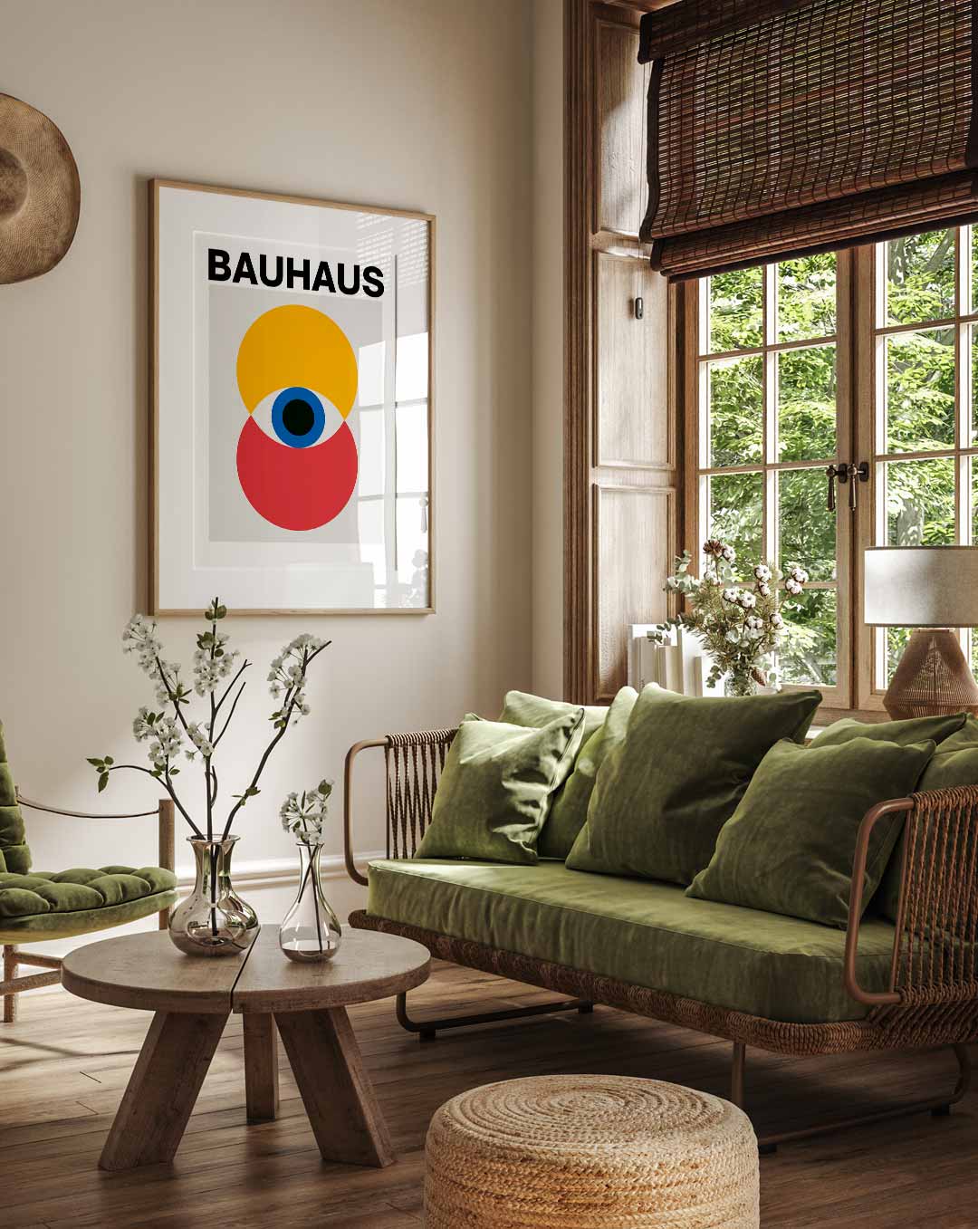 Bauhaus Geometrische Kunstposter
