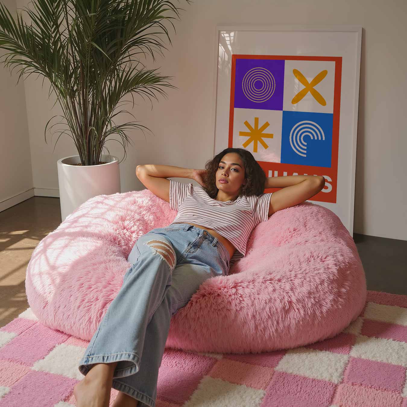 Bauhaus Abstract Vierkant Poster