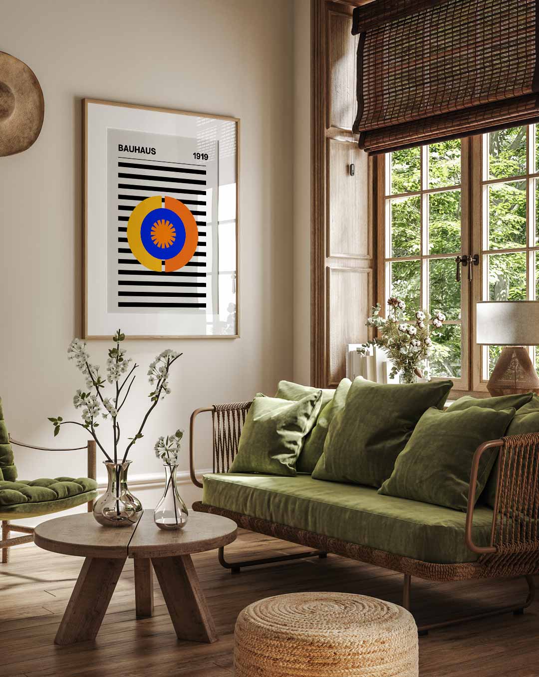 Bauhaus Geometrische Kunstposter