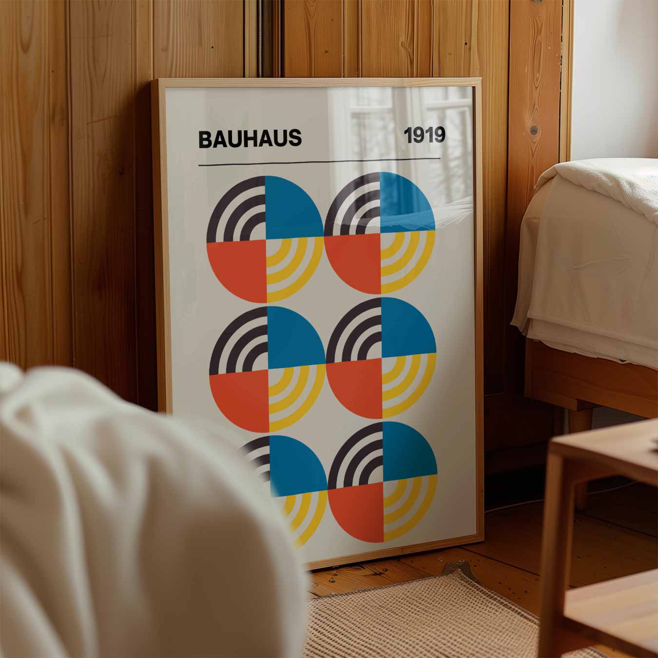 Bauhaus Cirkelpatronen Poster