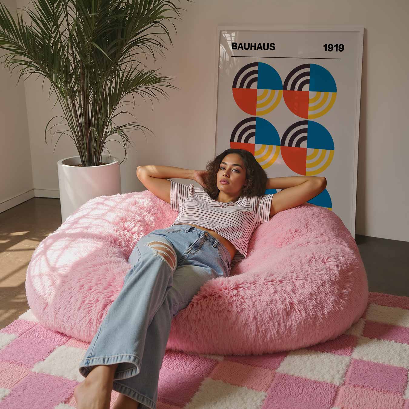 Bauhaus Cirkelpatronen Poster