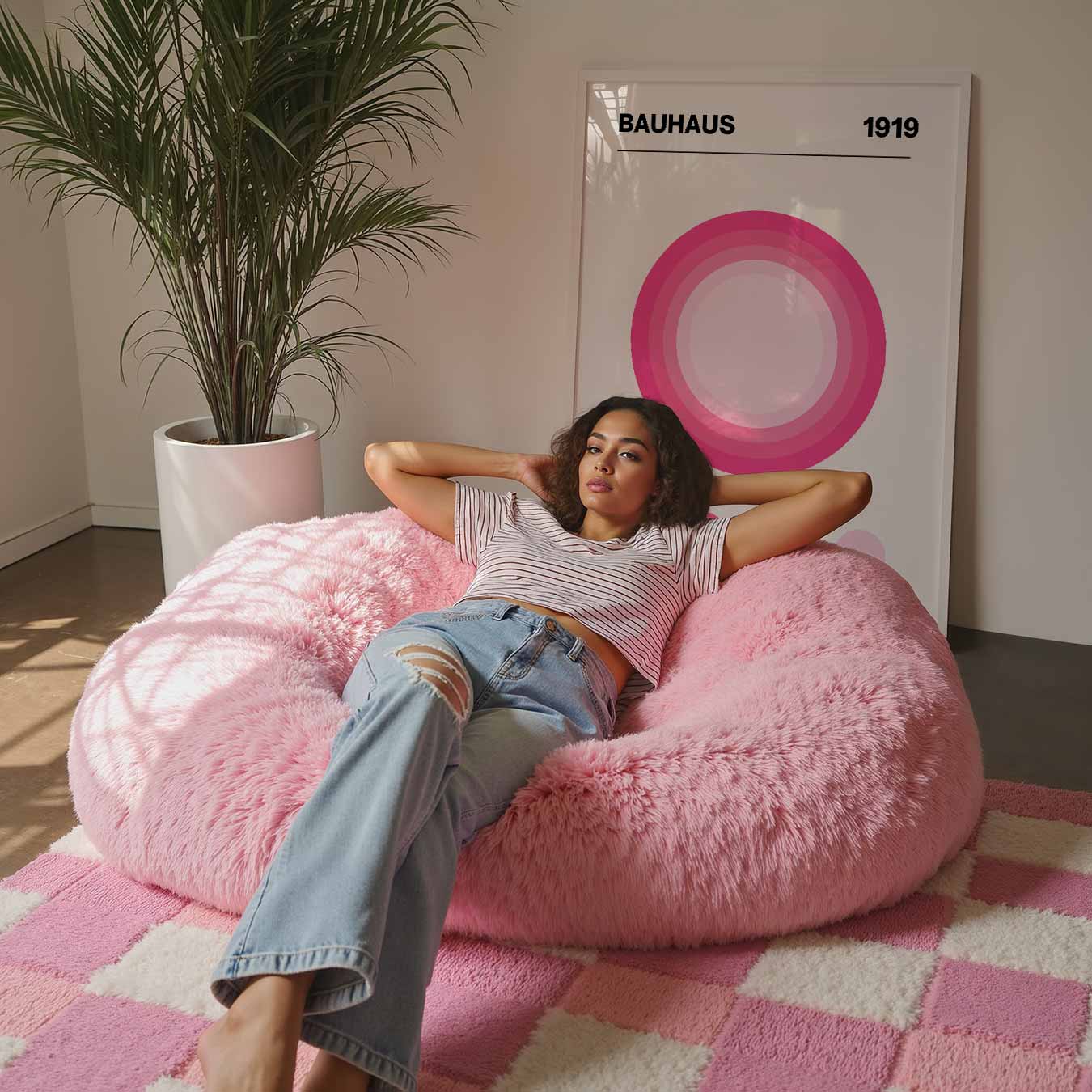 Moderne Bauhaus Cirkel Poster