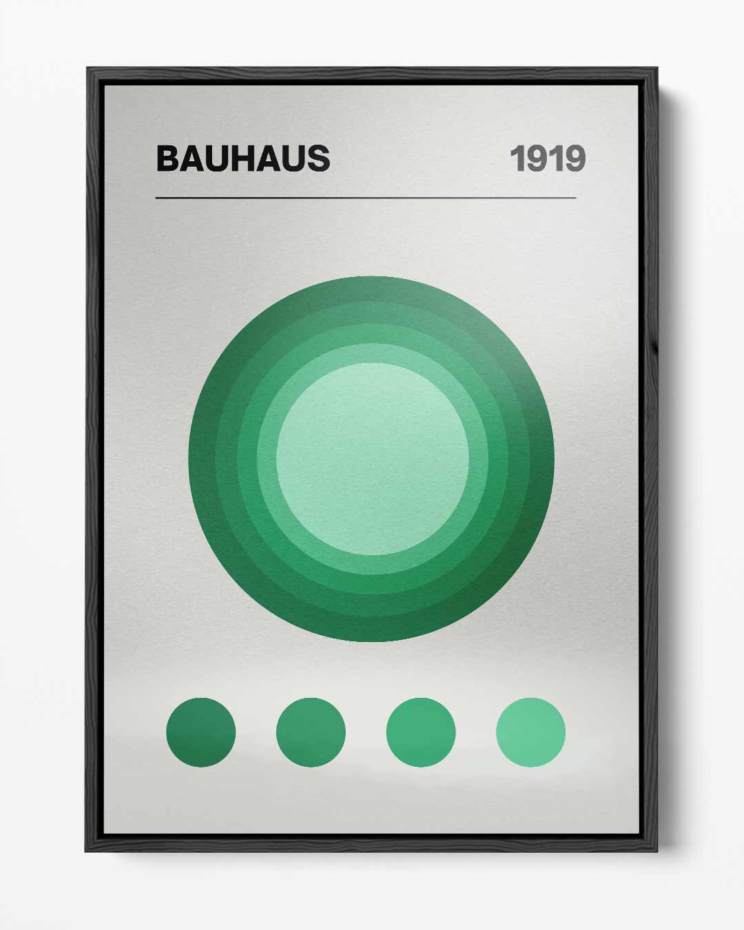 Retro Bauhaus Stijl Cirkelkunst Kunstwerk-canvas-dibond-plexiglas-wanddecoratie-WallArtistic