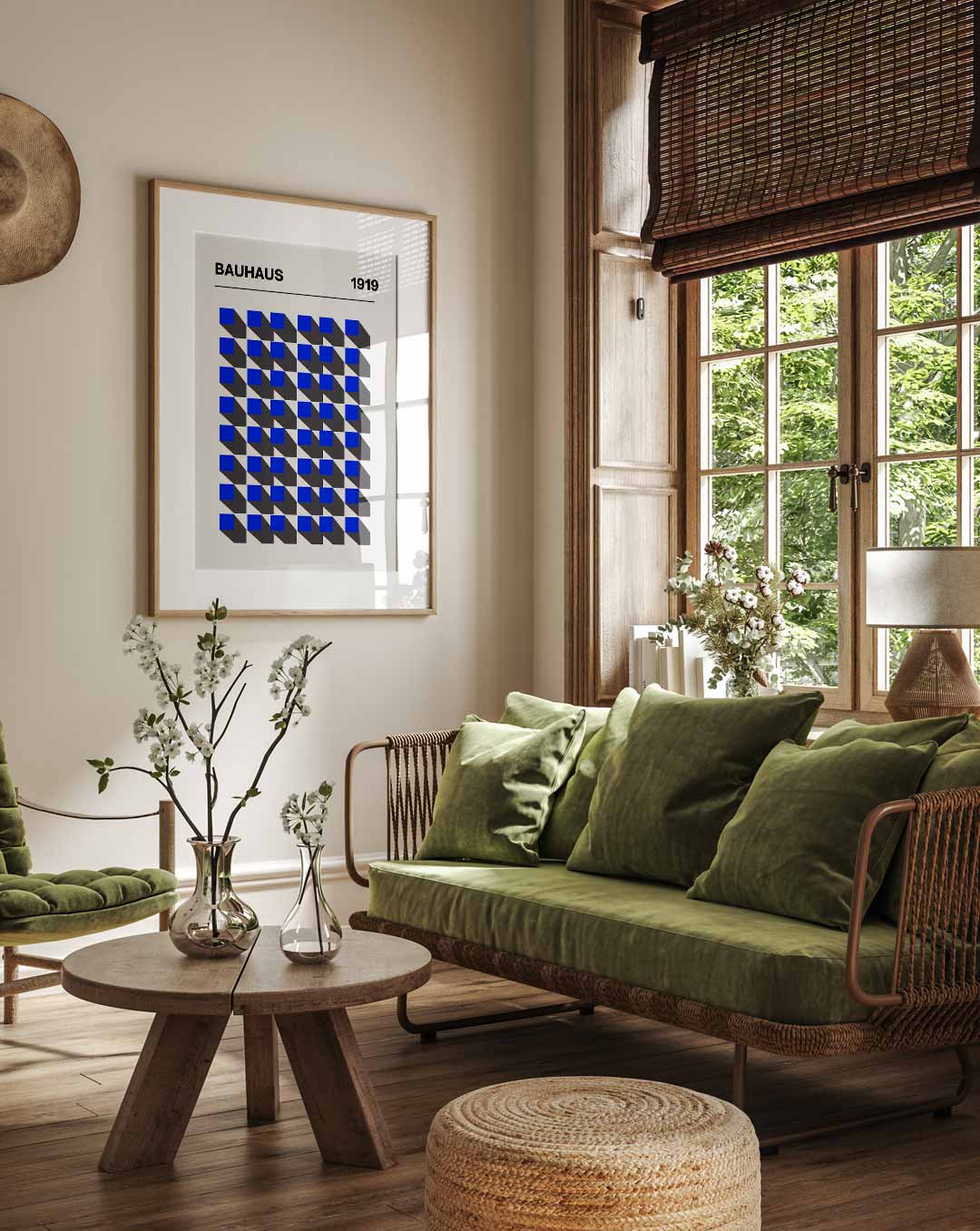 Bauhaus Retro Wanddecoratie Poster