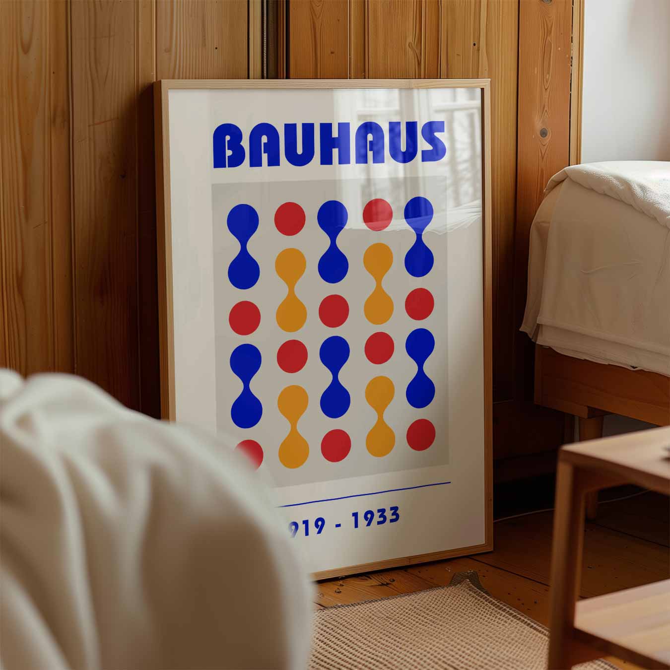 Retro Bauhaus Kunstposter