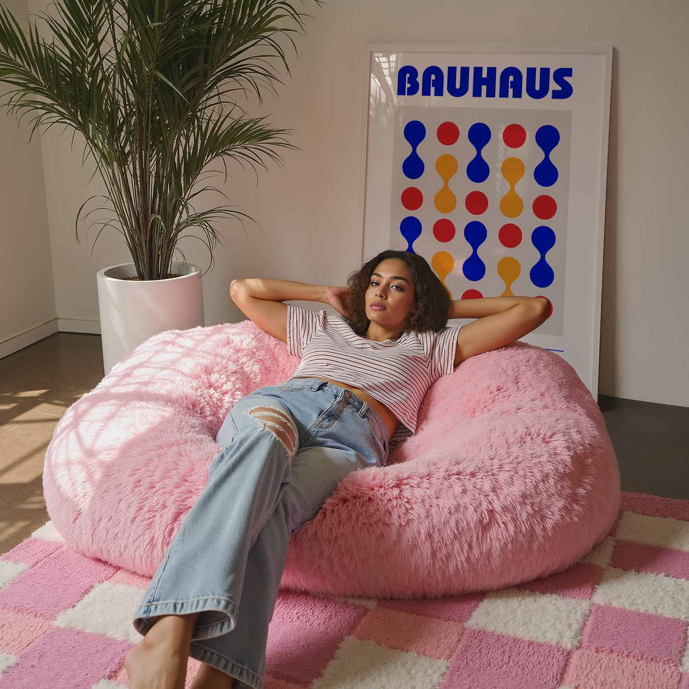 Retro Bauhaus Kunstposter