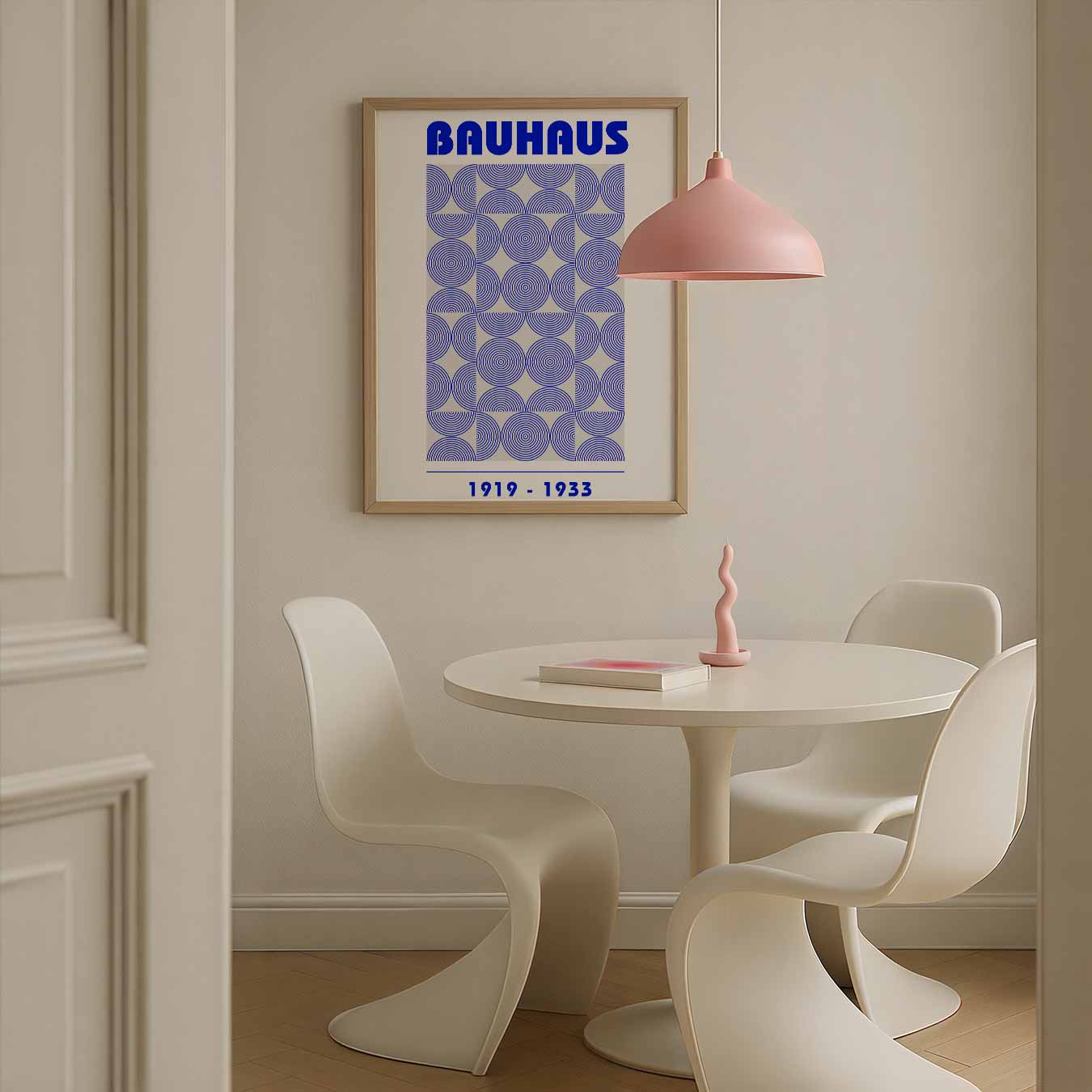 Stijlvolle Bauhaus Cirkelposter