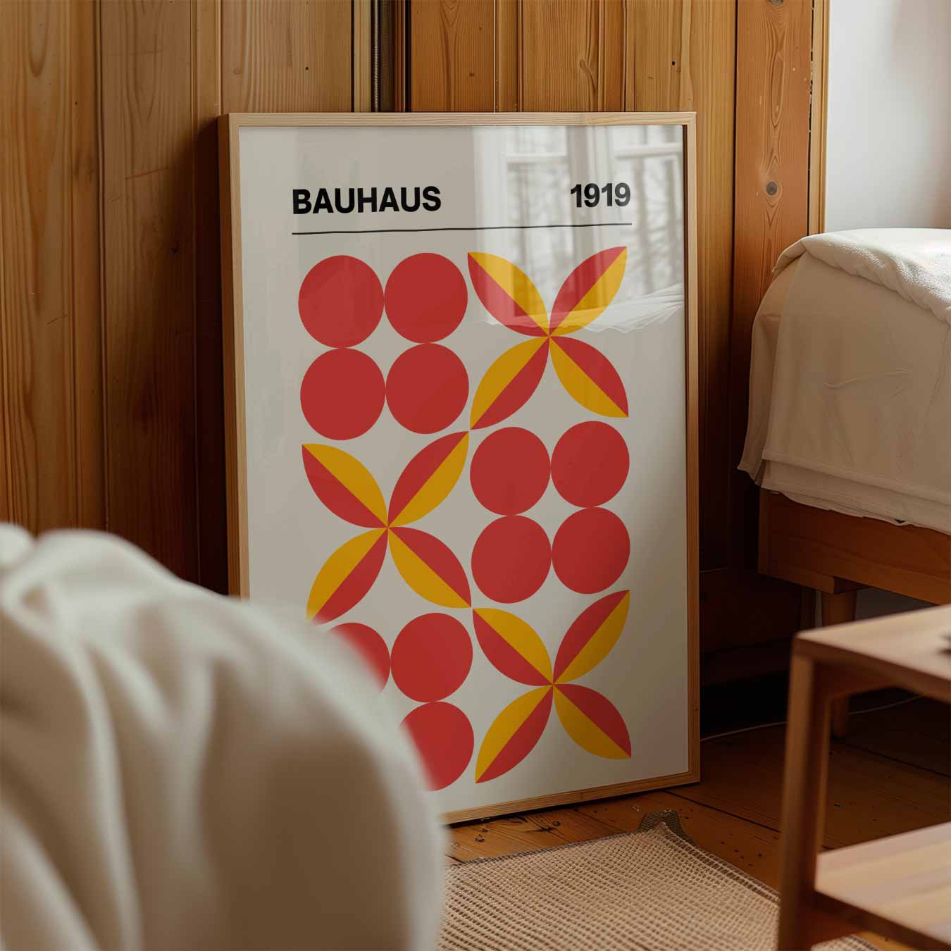 Retro Bauhaus Kunstposter