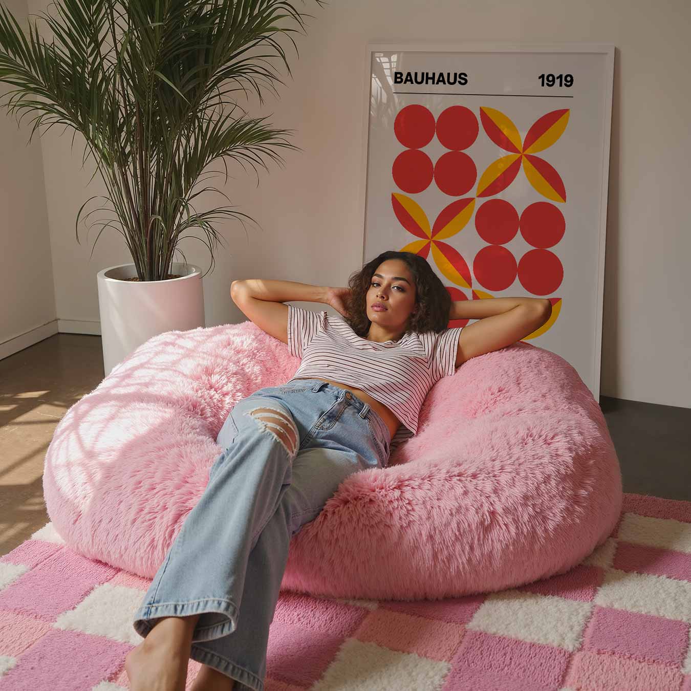 Retro Bauhaus Kunstposter