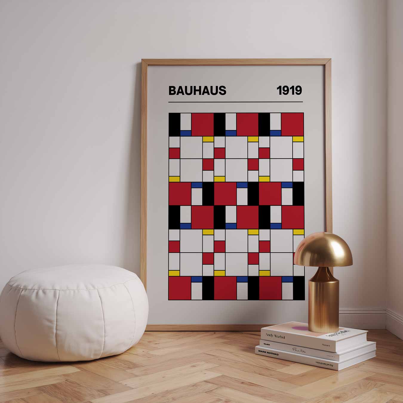 Bauhaus zwart 1919 Poster