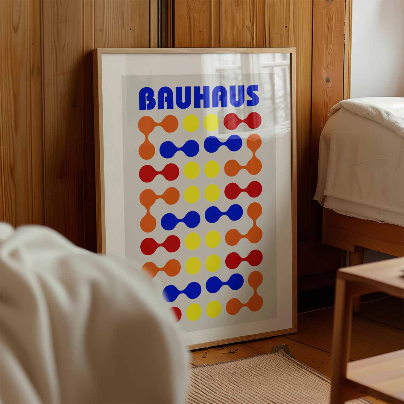 Bauhaus Geometrisch Patroon Poster