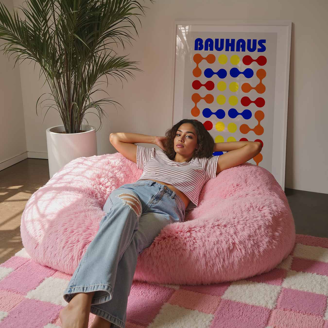 Bauhaus Geometrisch Patroon Poster