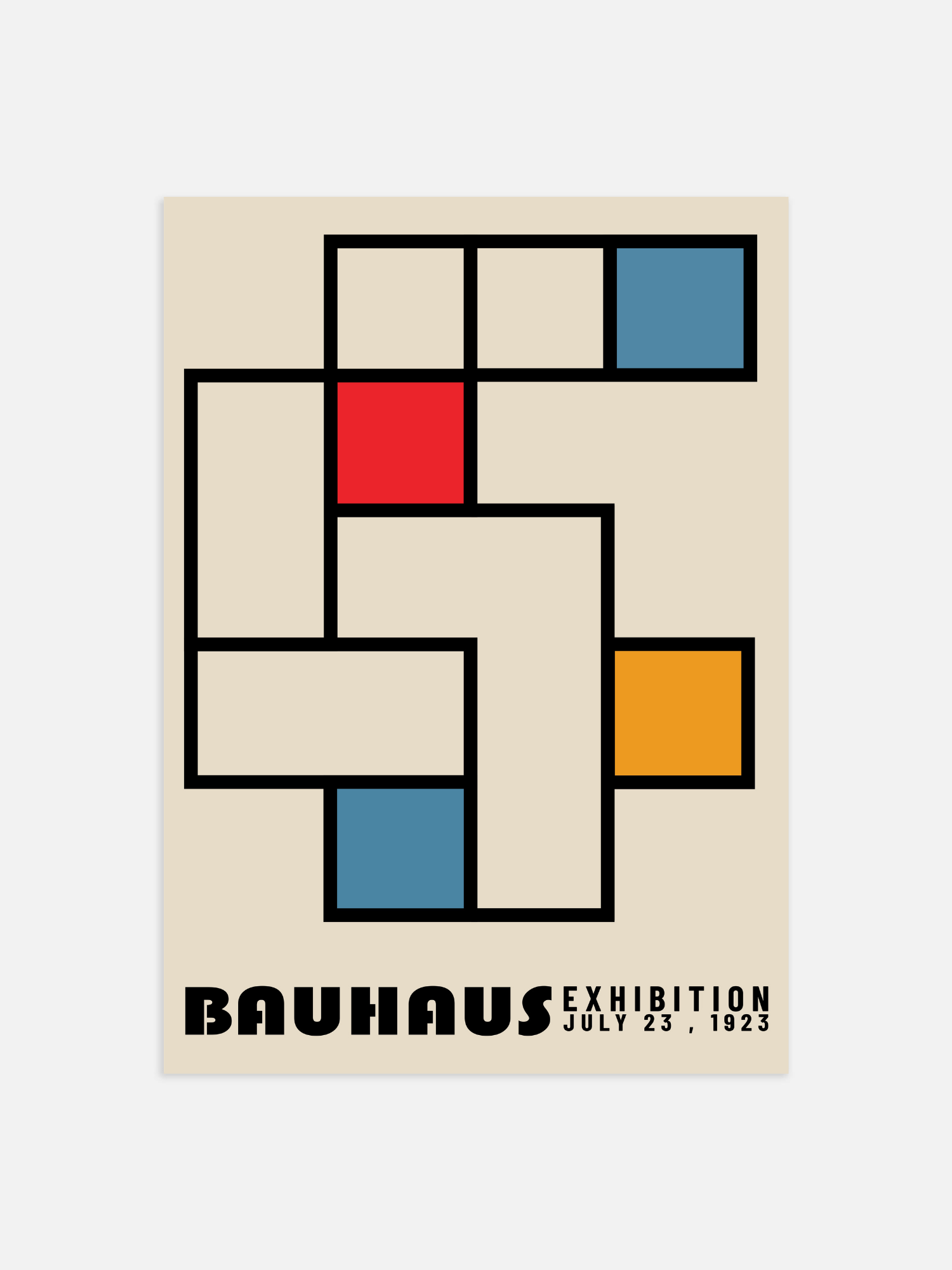 Bauhaus-Ausstellungsplakat