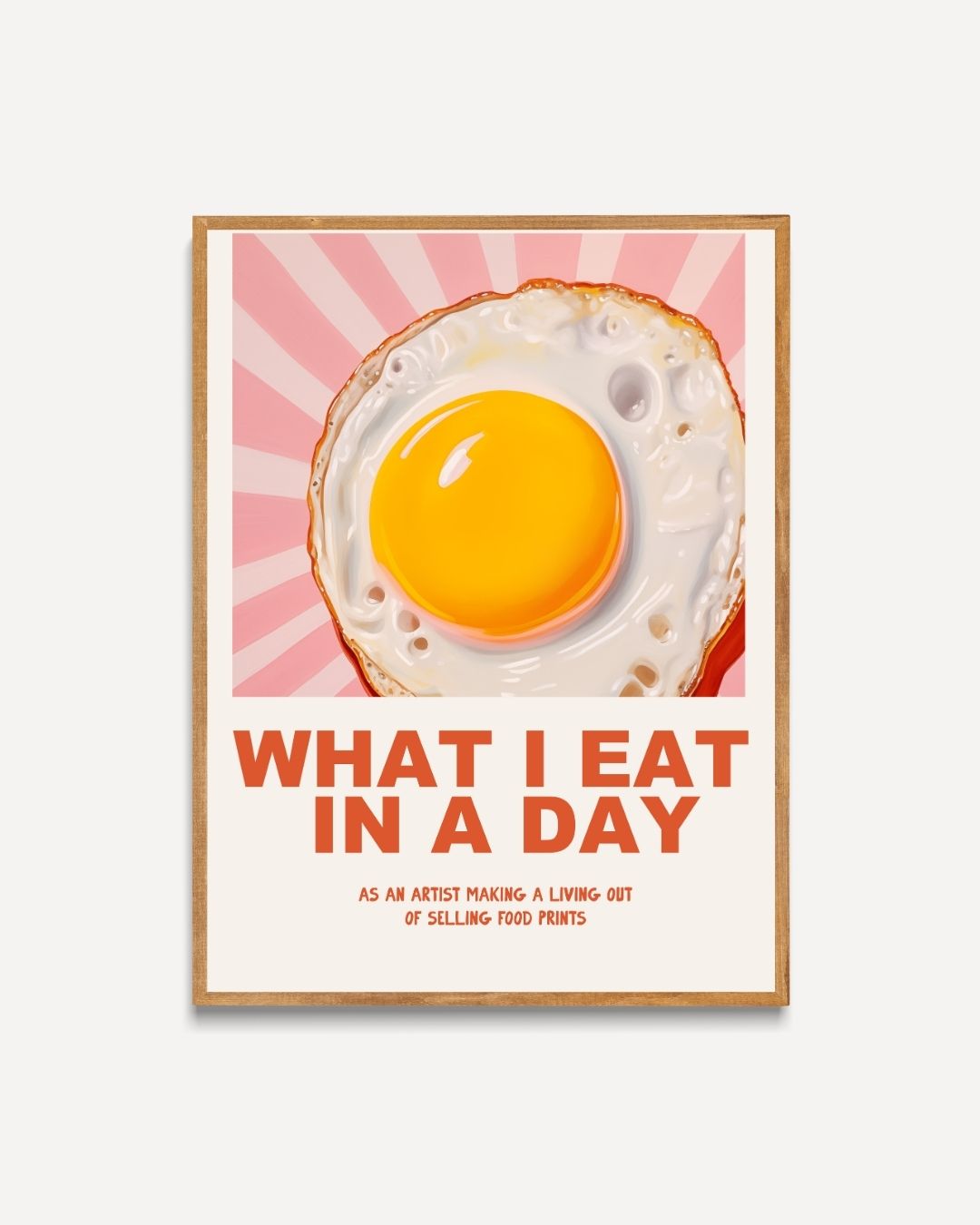 What I eat in a day Poster 