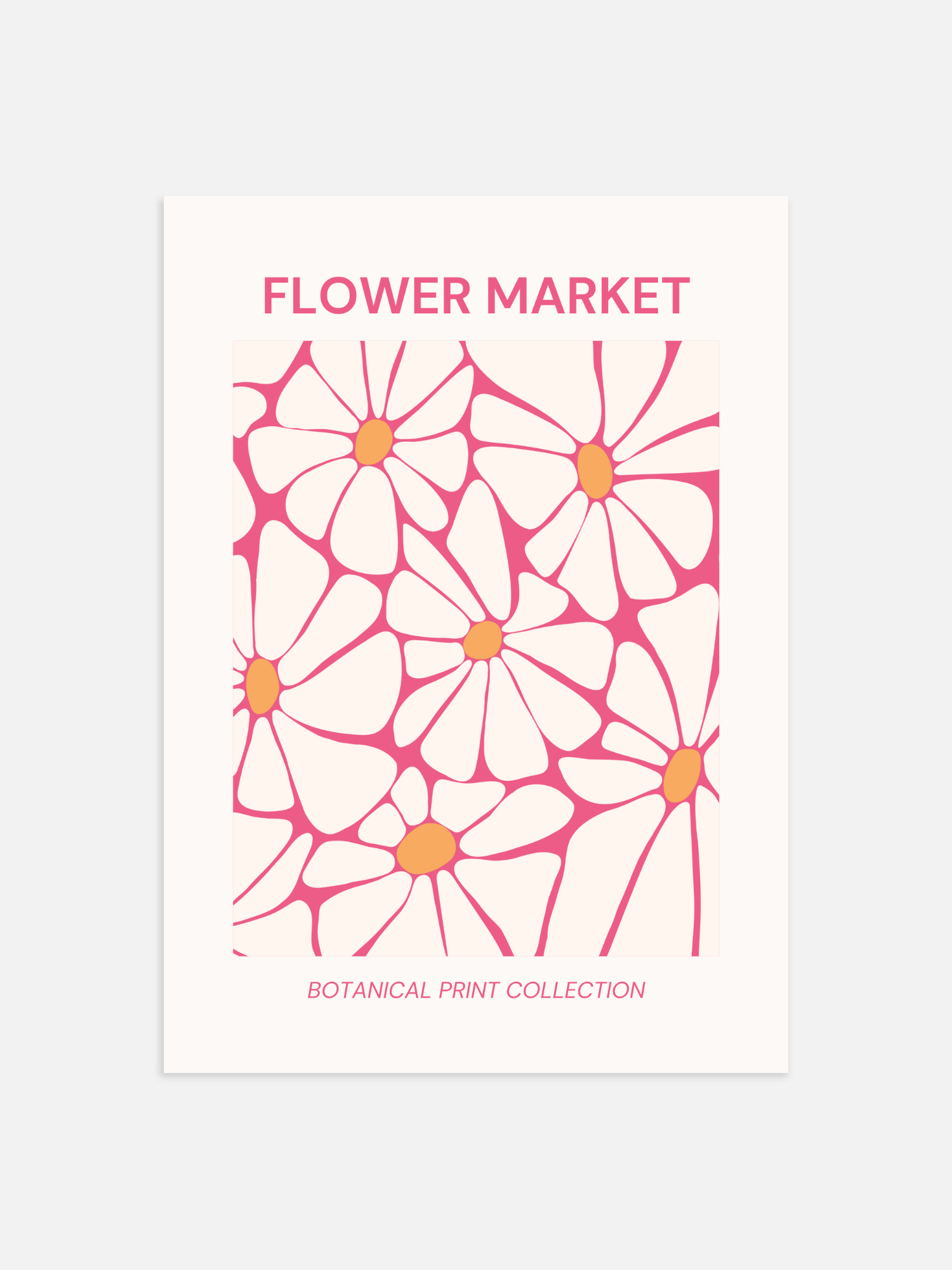 Flower Market Poster