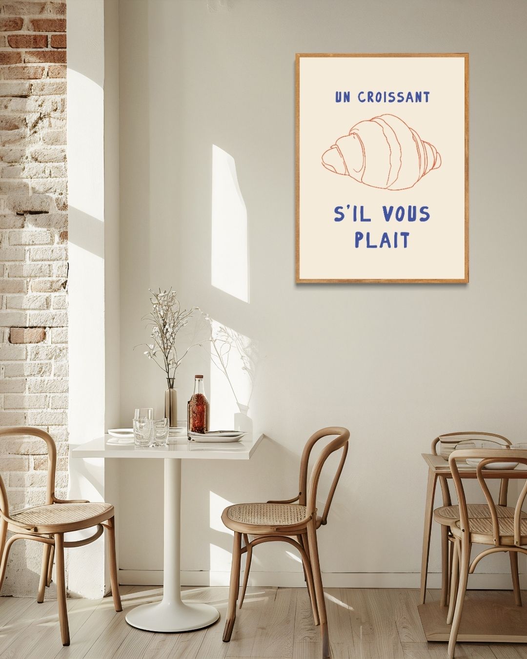 Un croissant s'il vous plaît Poster