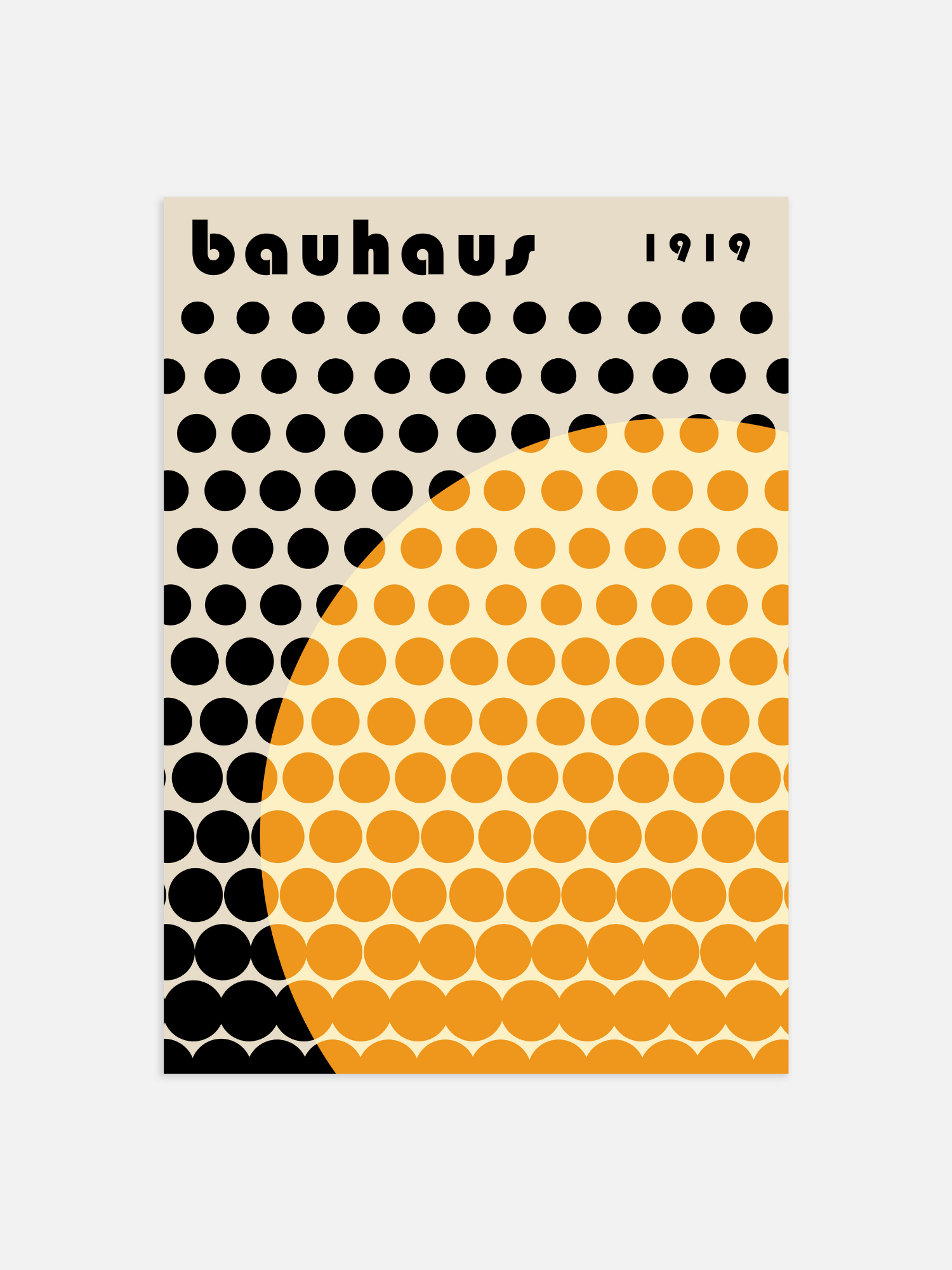 Bauhaus-Plakat von 1919