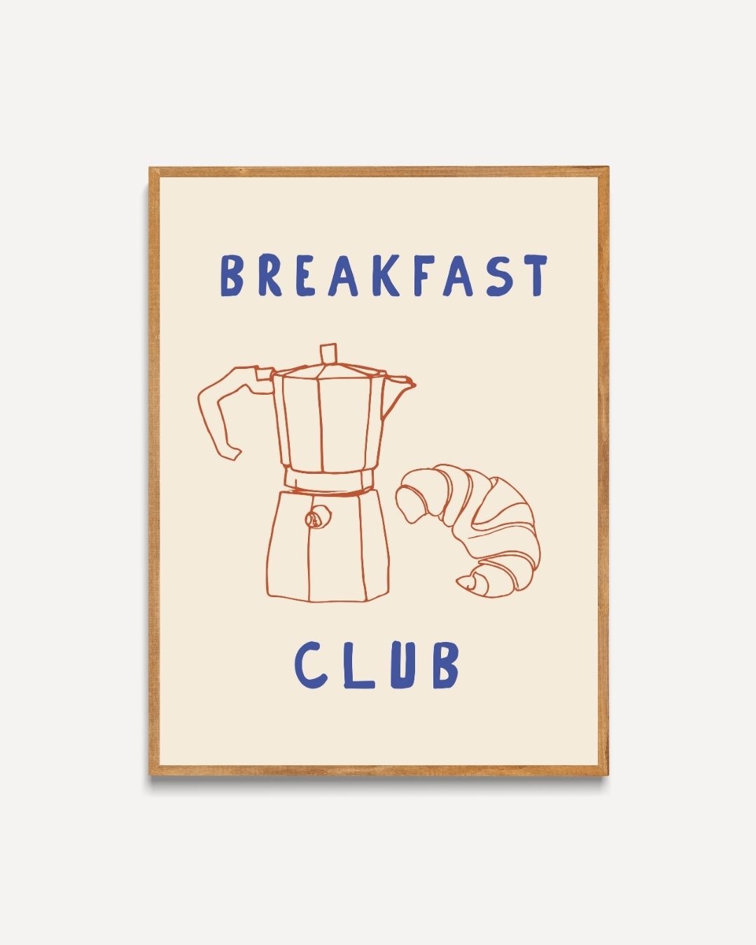 Frühstücksclub-Poster 