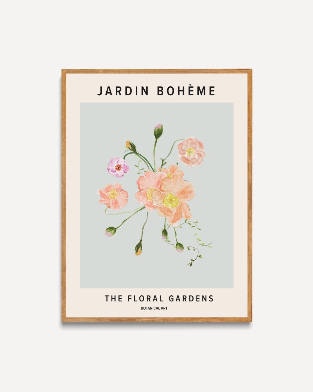 The floral gardens Poster