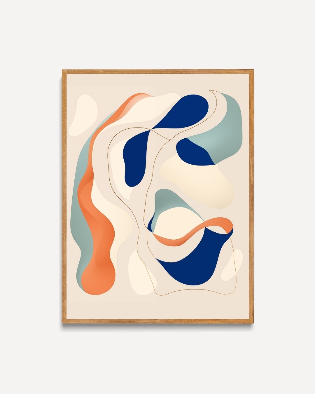 Abstract Flow Poster