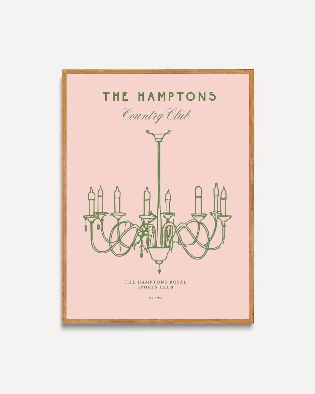 The Hamptons kroonluchter Poster