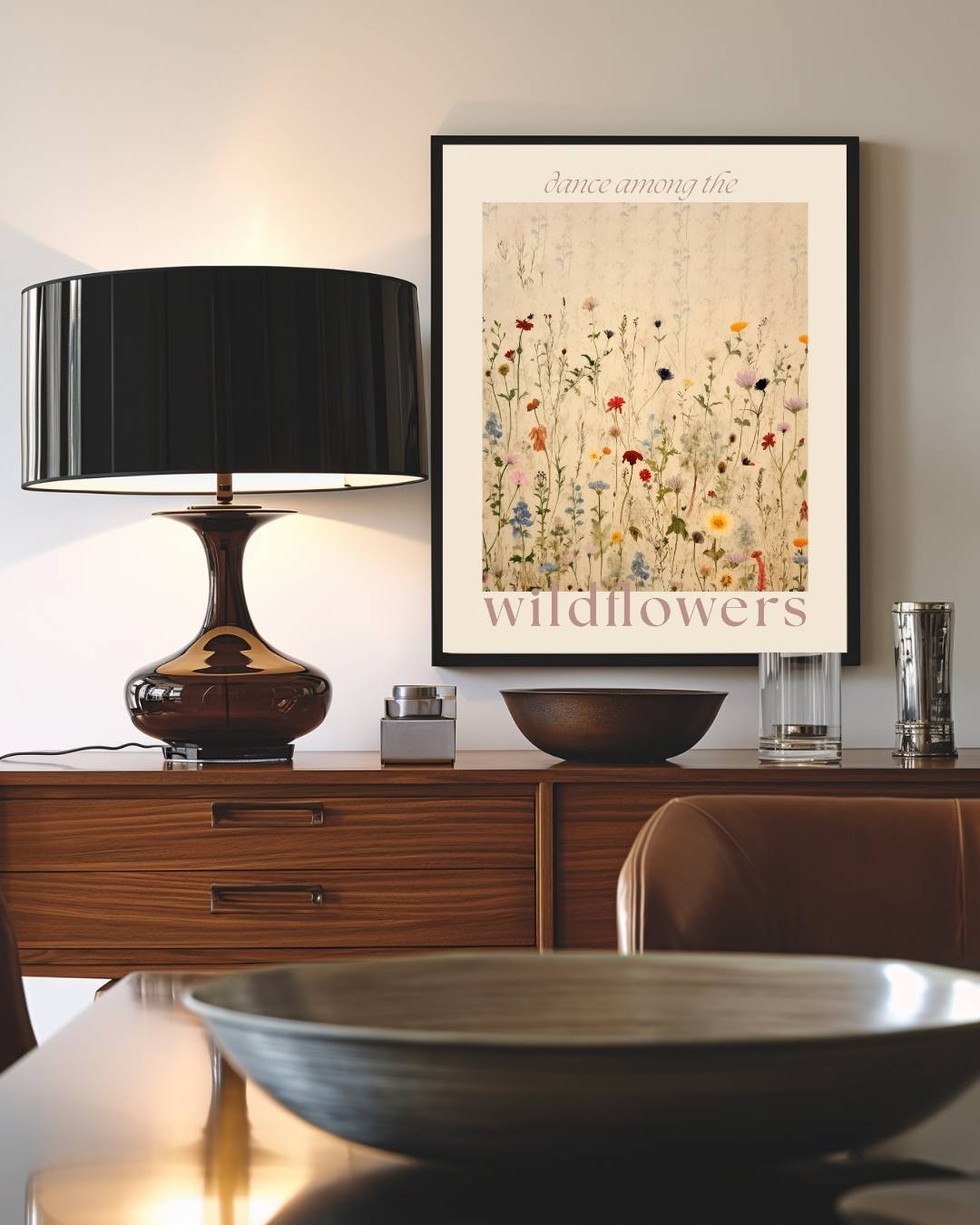 Dance among the wildflowers Poster