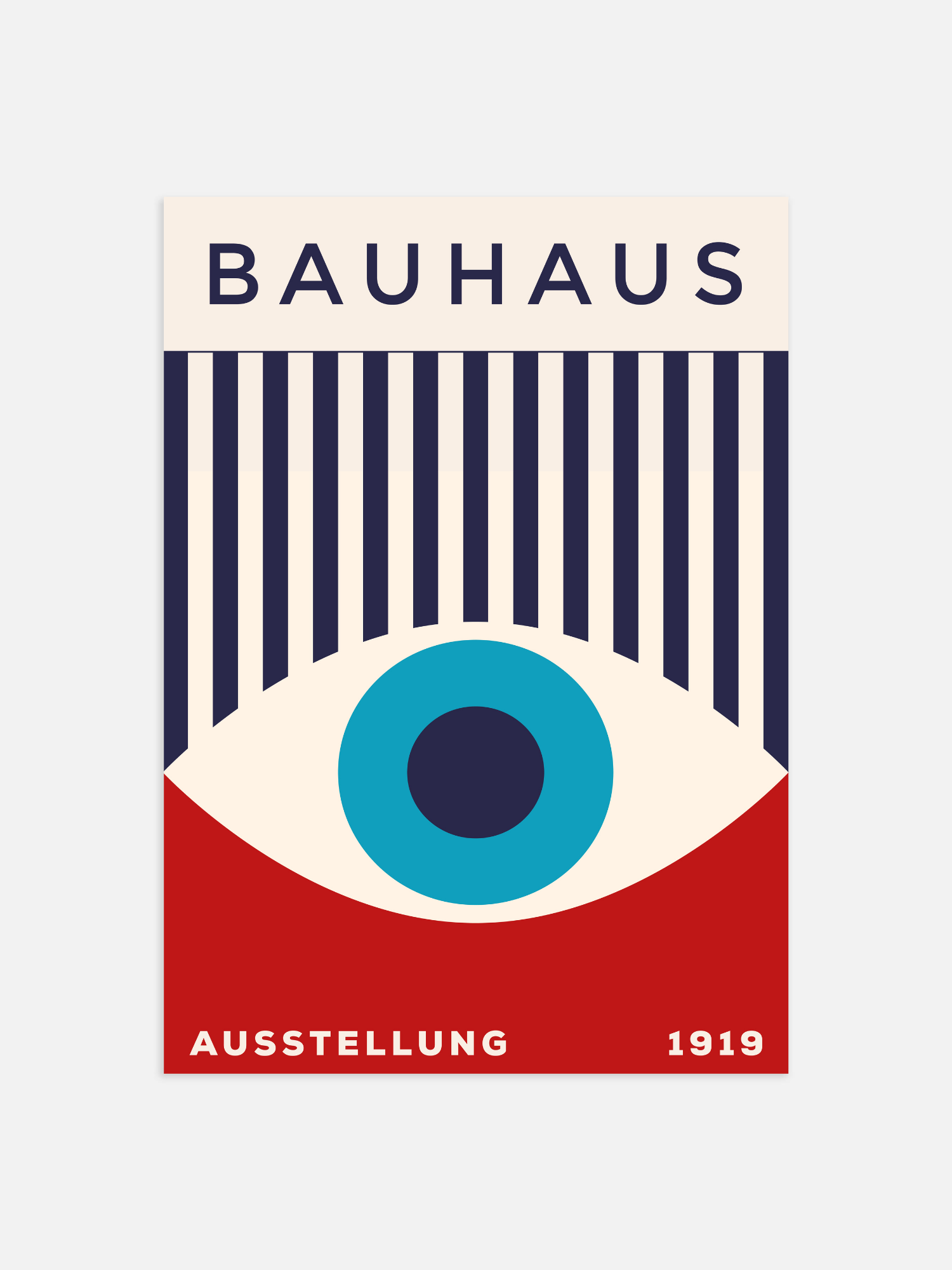 Bauhaus eye 1923 Poster