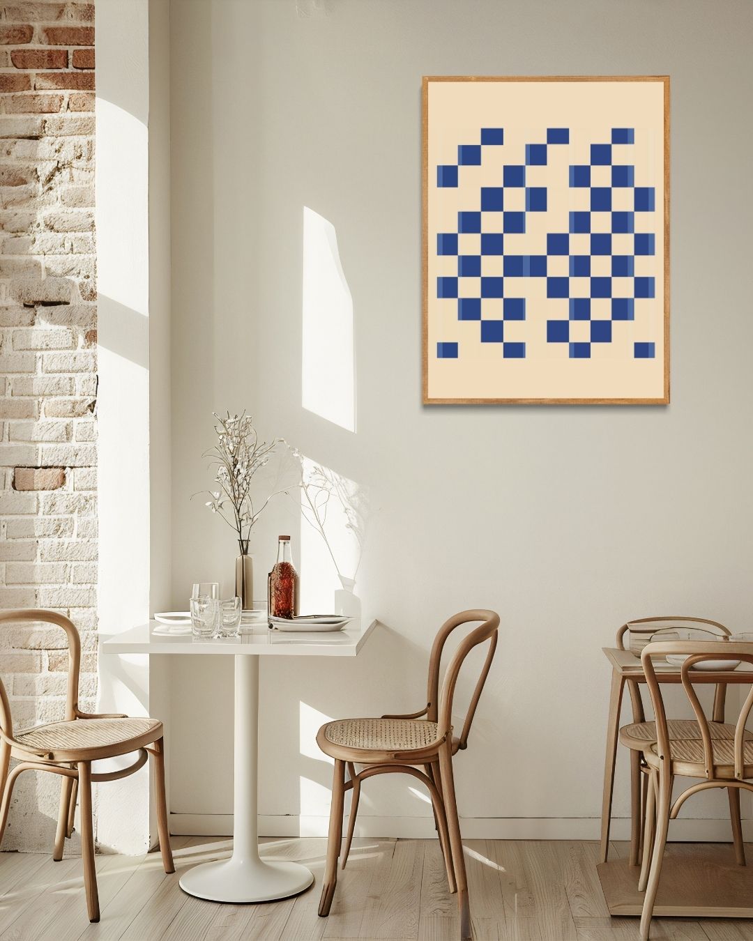 Checkered Rhythm Poster