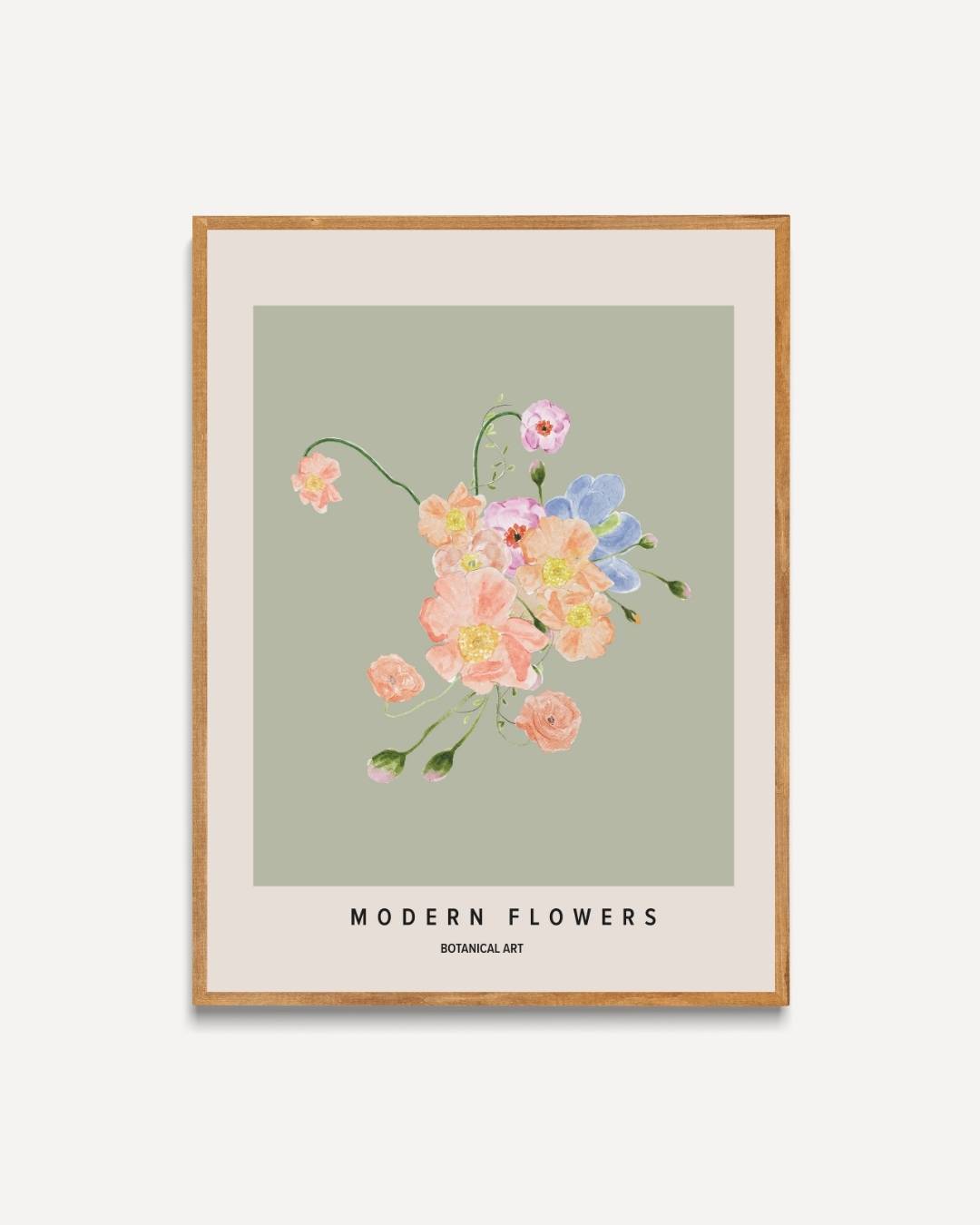 Floral harmony Poster