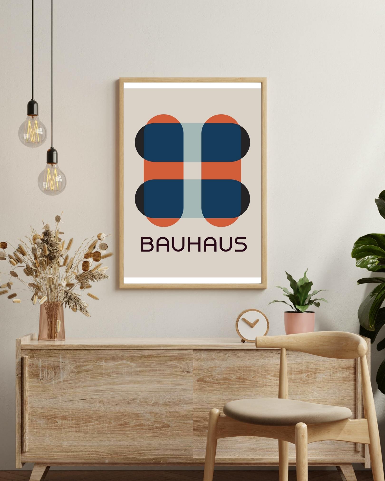 Bauhaus abstracte kunst Poster
