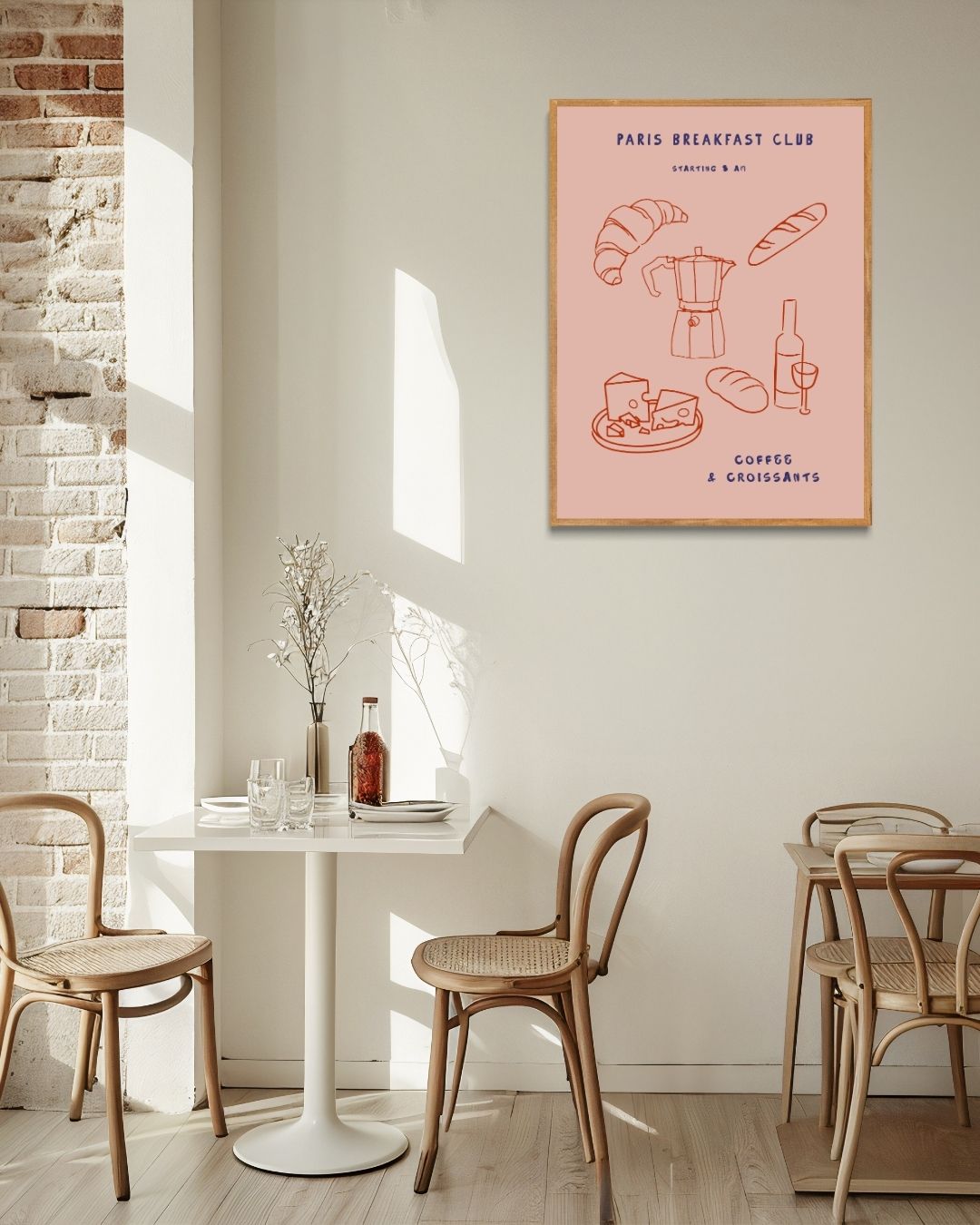 Paris Breakfast Club Poster