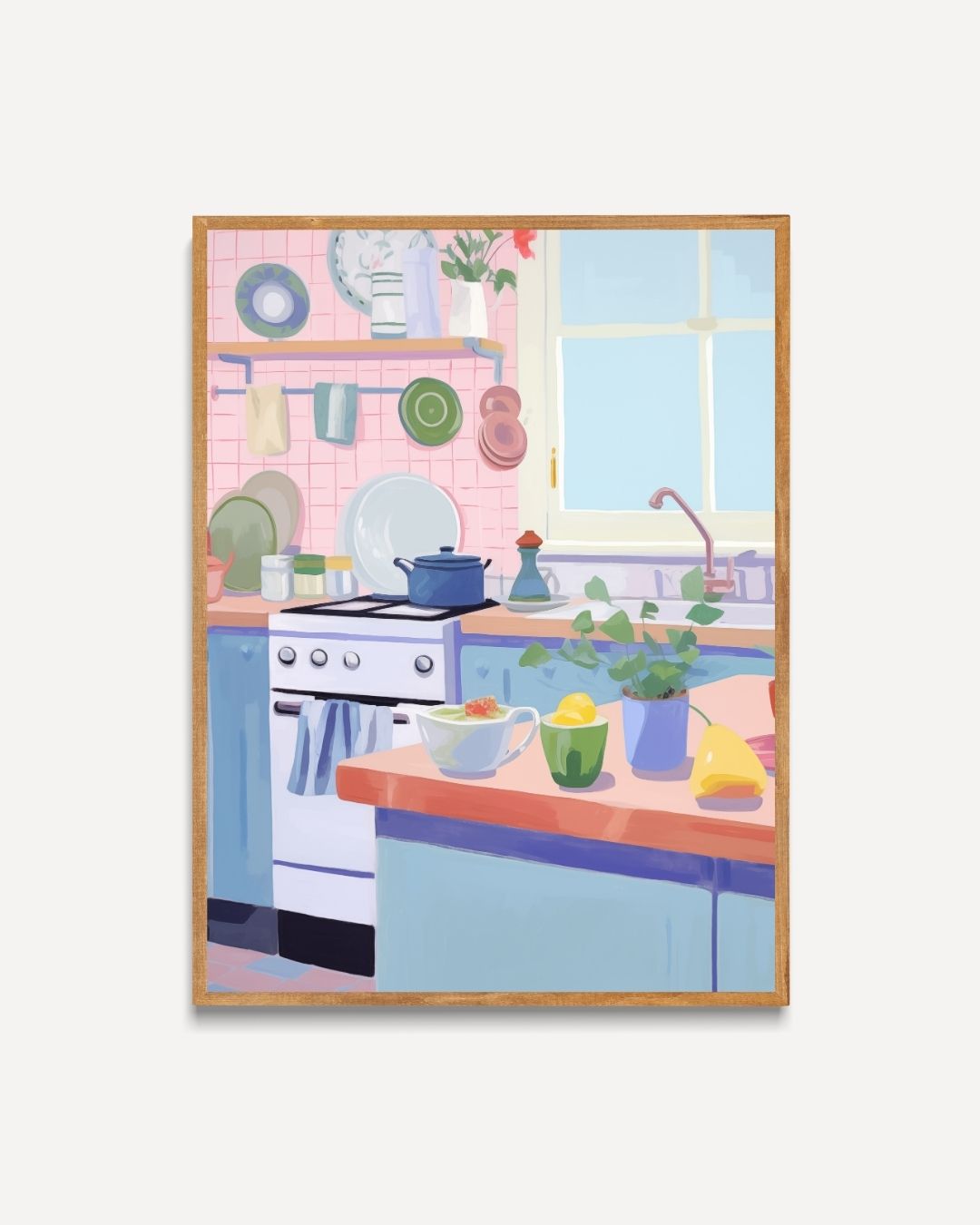 Colorful Kitchen Poster 