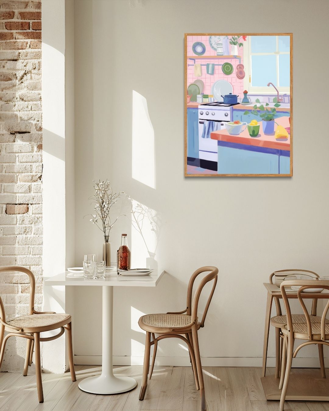 Colorful Kitchen Poster 