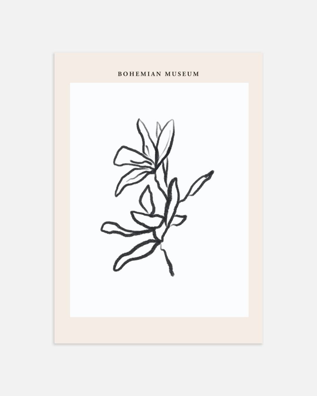 Minimalistische botanica Poster