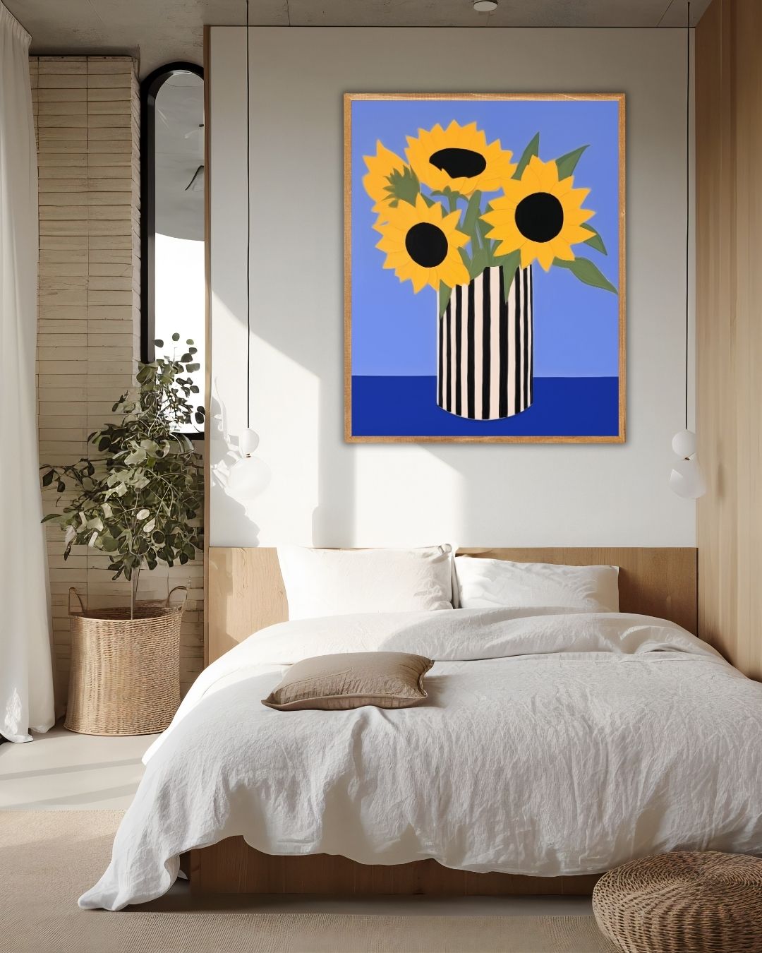 Strahlendes Sonnenblumen-Poster