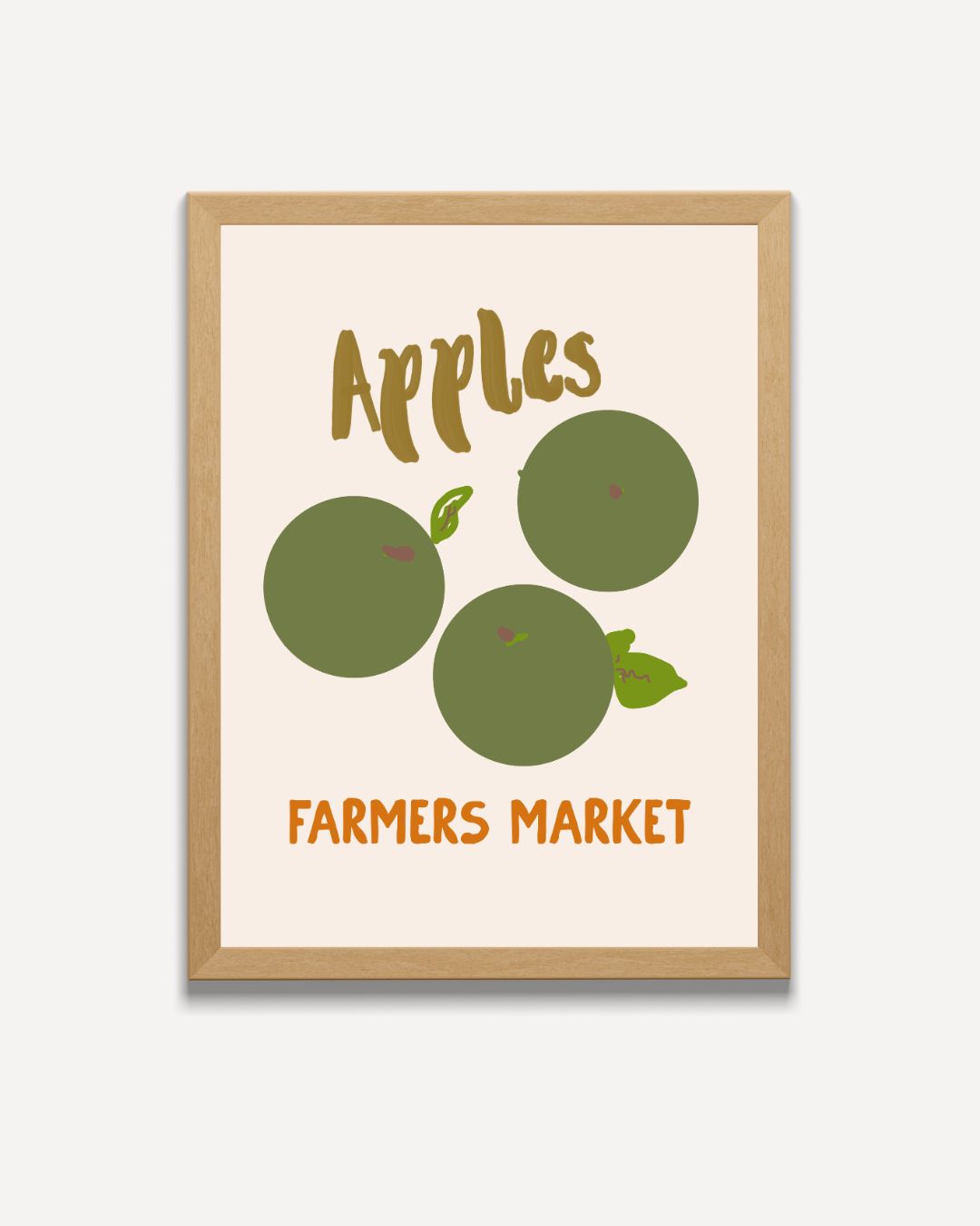 Fresh Apples Poster